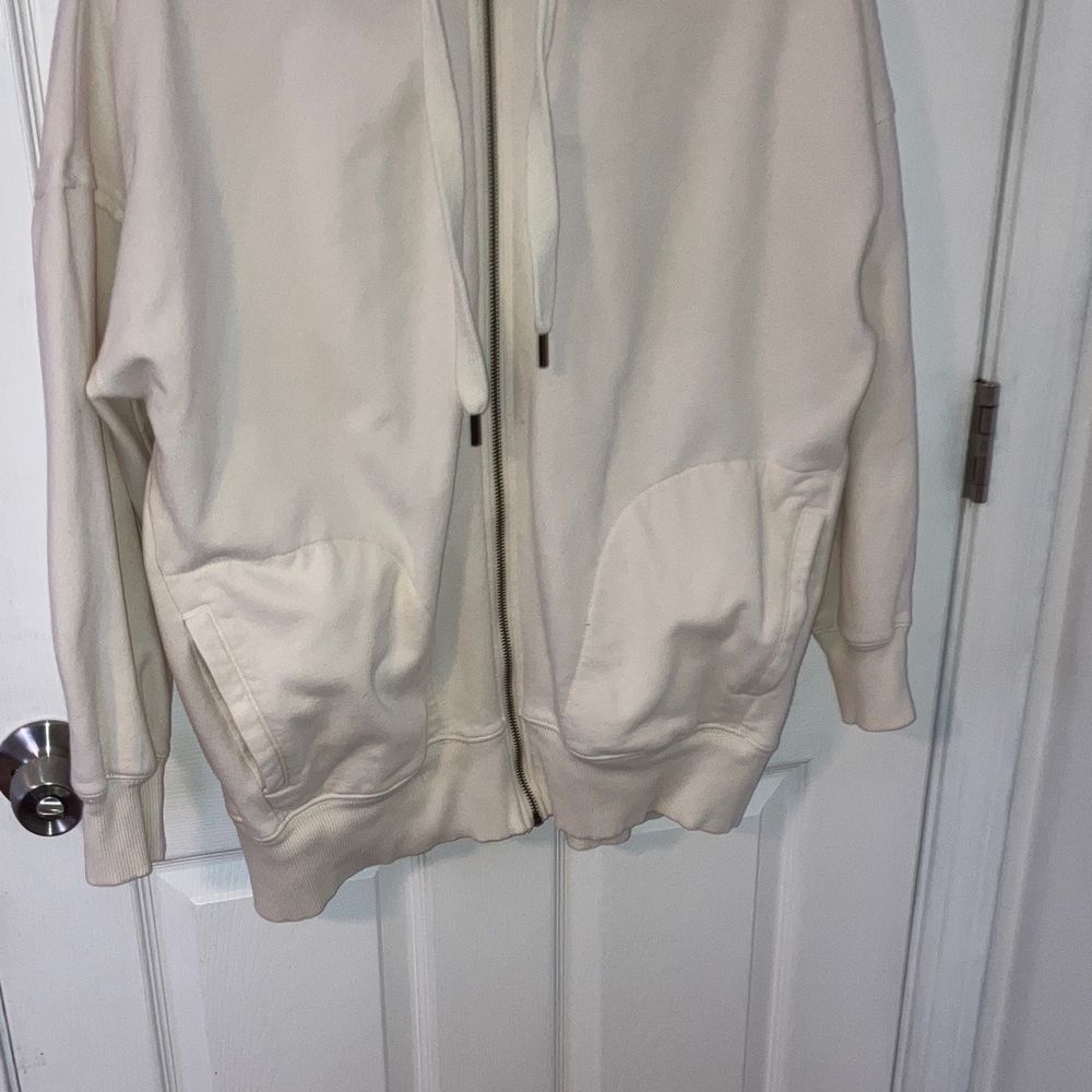 American Eagle Outfitters Cream Hoodie